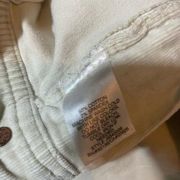 Y2K vtg guess flared super soft curduroy style pants womens m/L - Picture 11 of 12